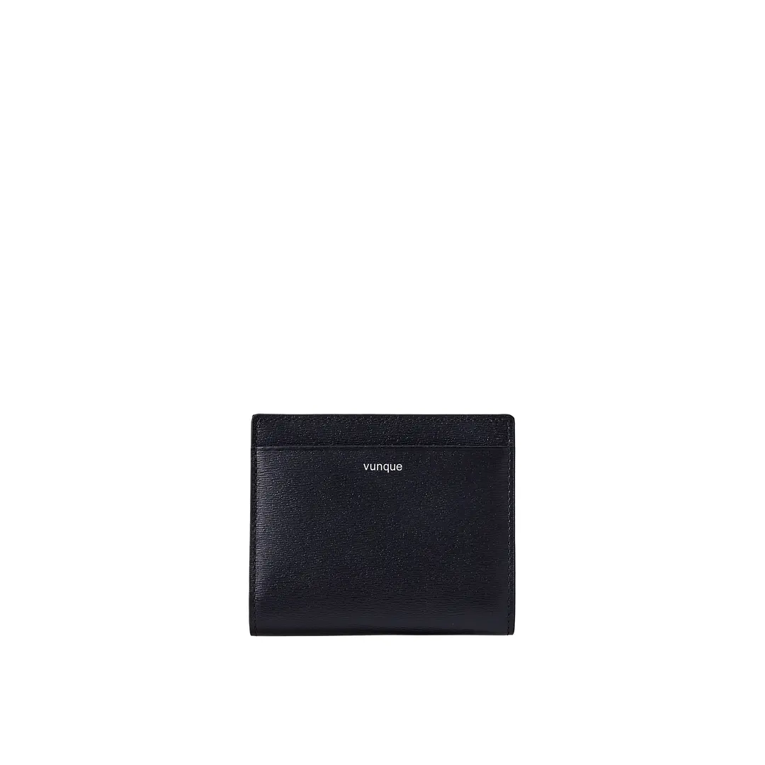 분크 [NEW] Magpie Flap Half Wallet (맥파이 플랩 반지갑) Black 상품 이미지 2