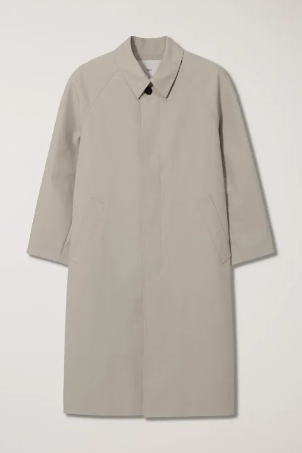 UNISEX REFINED MAC COAT LIGHT BEIGE