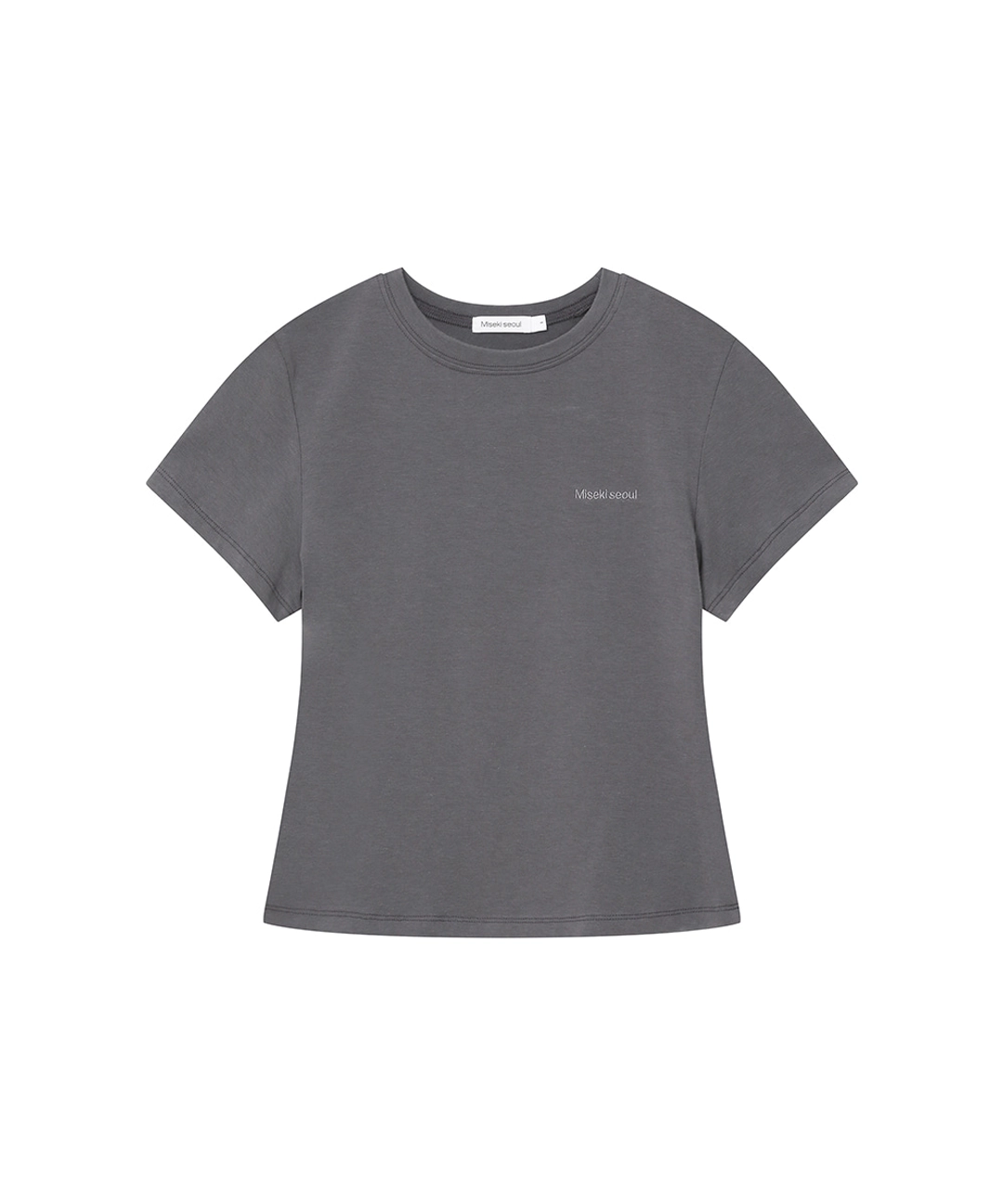 미세키서울 Basic short sleeves CHARCOAL 상품 이미지 1