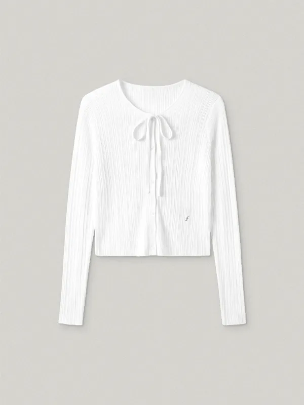 LEGER SHEER CARDIGAN - IVORY레제 시어 가디건