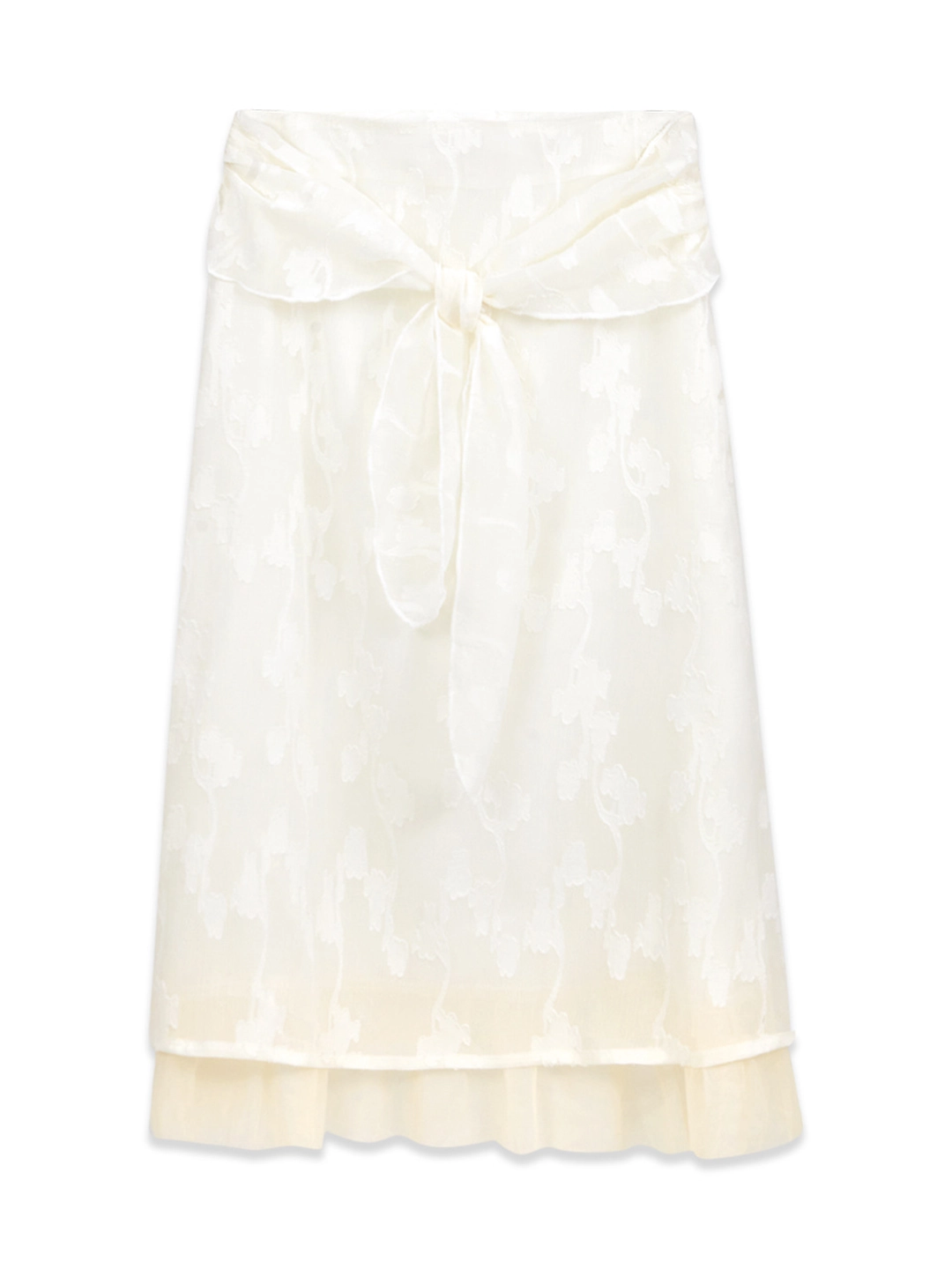 마가린핑거스 RIBBON DETAIL MERMAID SKIRT (CREAM) 상품 이미지 3