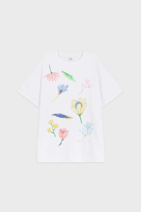 Floral Garden T-Shirt (White)