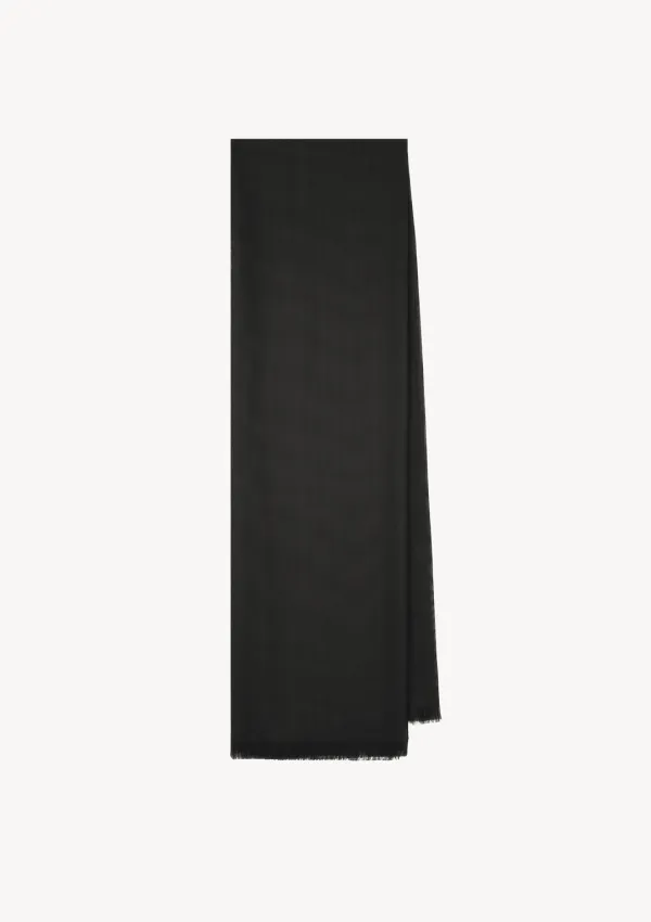 Terne Silk Scarf in Charcoal