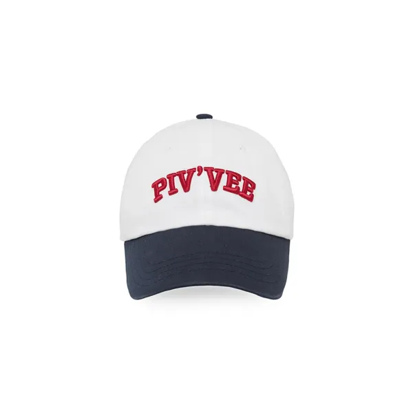 Piv\'vee Embroidered Ball Cap (cloud white)