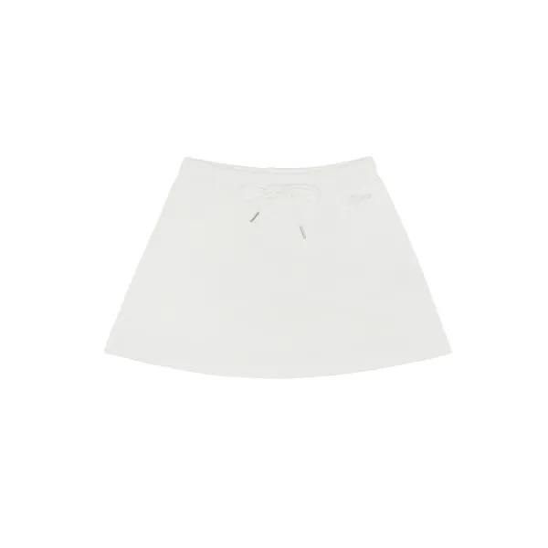 A Line Sweat Skirt (cloud white)