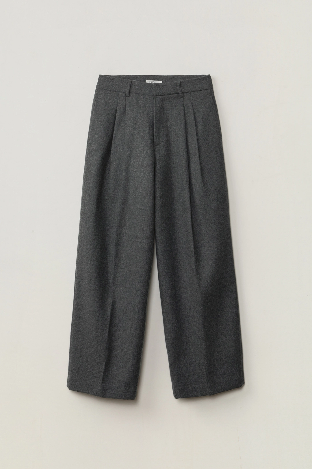 세이지먼트 PEYDEN WOOL PINTUCK SLACKS_GRAY 상품 이미지 3
