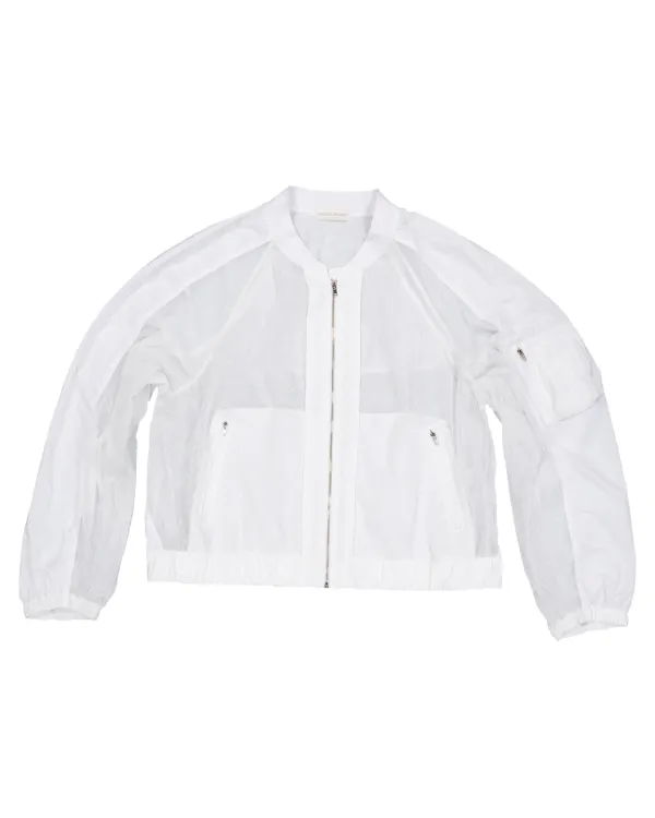 ria mesh jumper (white)