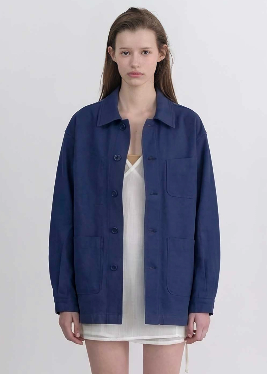 앤니즈 Margaret half jacket (blue) 상품 이미지 2