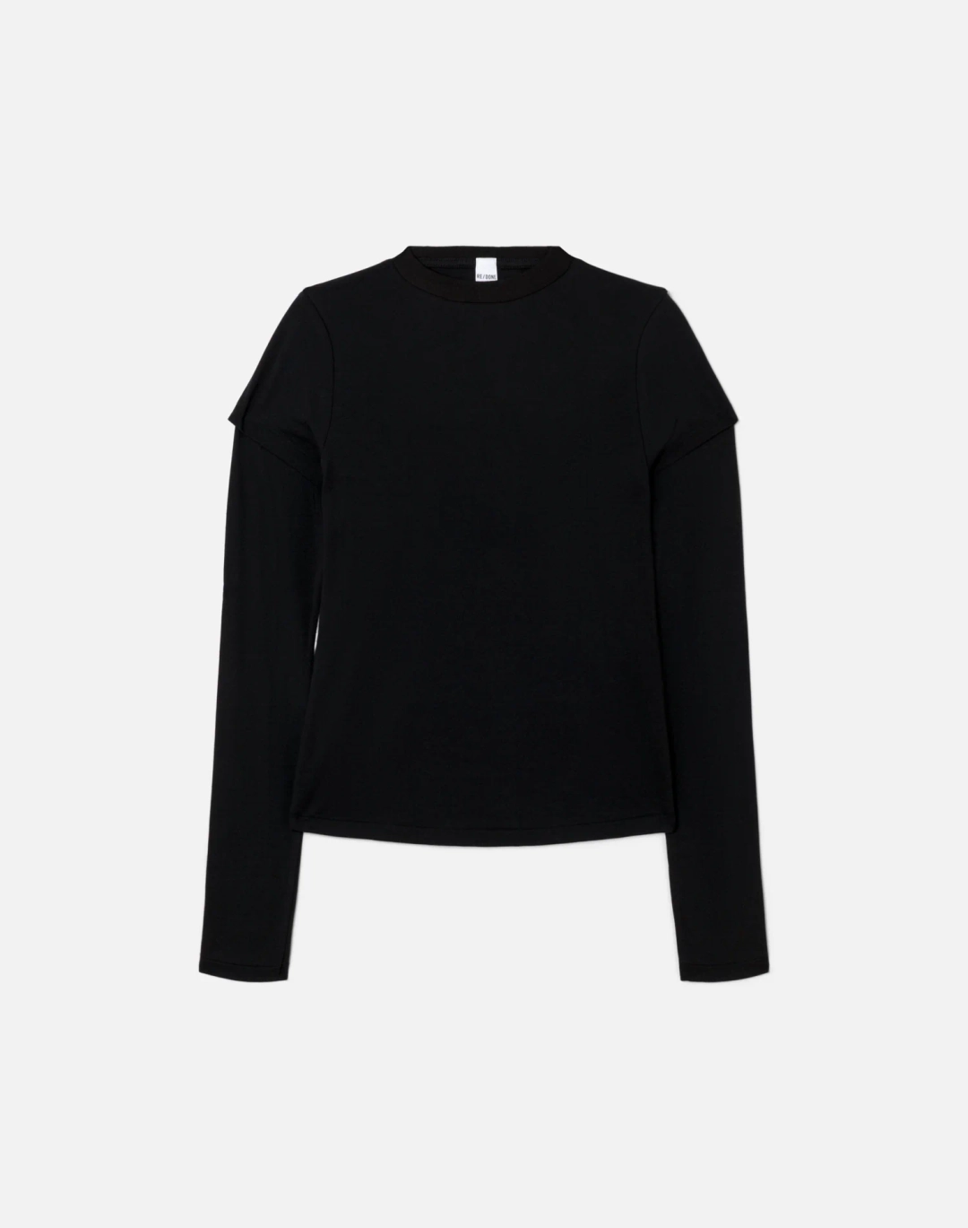 리던 Slim Layer Long Sleeve - Black 상품 이미지 1