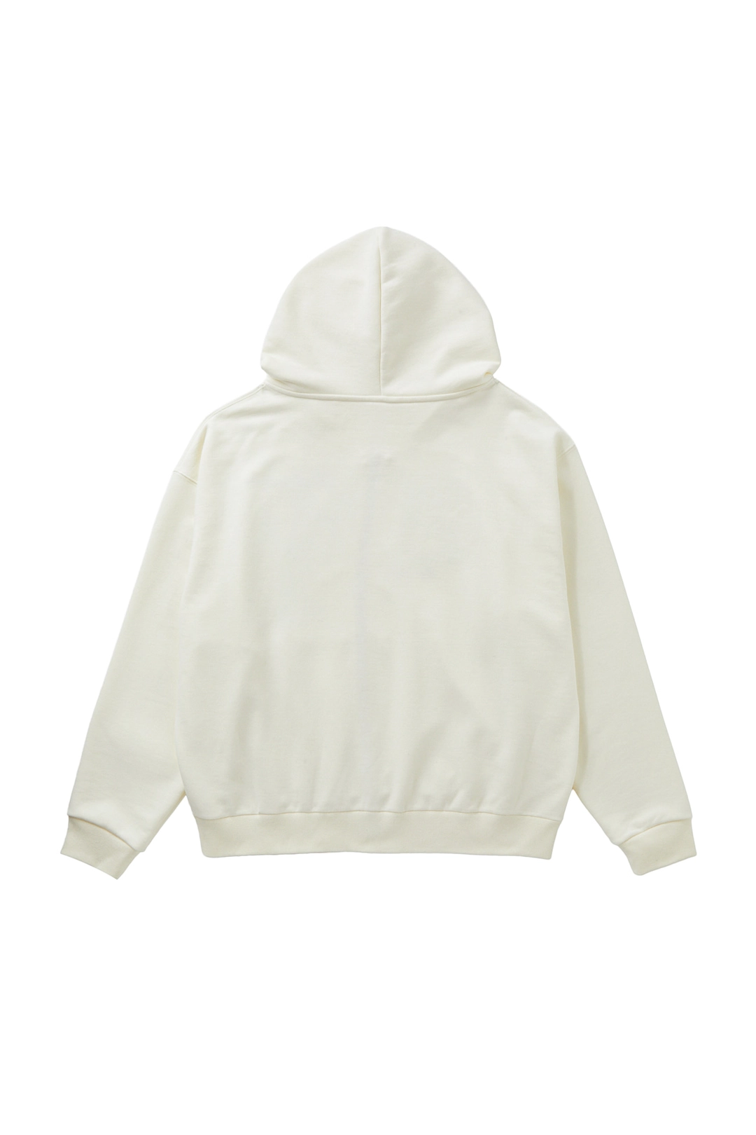 다이닛 APPLIQUE ABLE OVERSIZE HOOD ZIP UP IN IVORY 상품 이미지 1