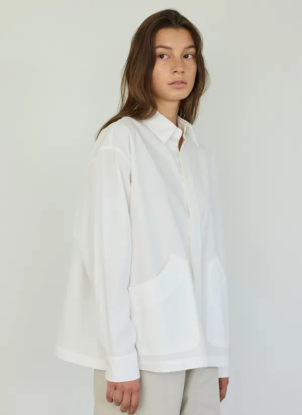 Robin Pocket Shirt (Ivory)