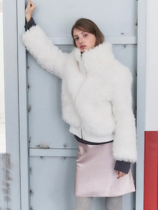 ZIA SHEARING JACKET_IVORY