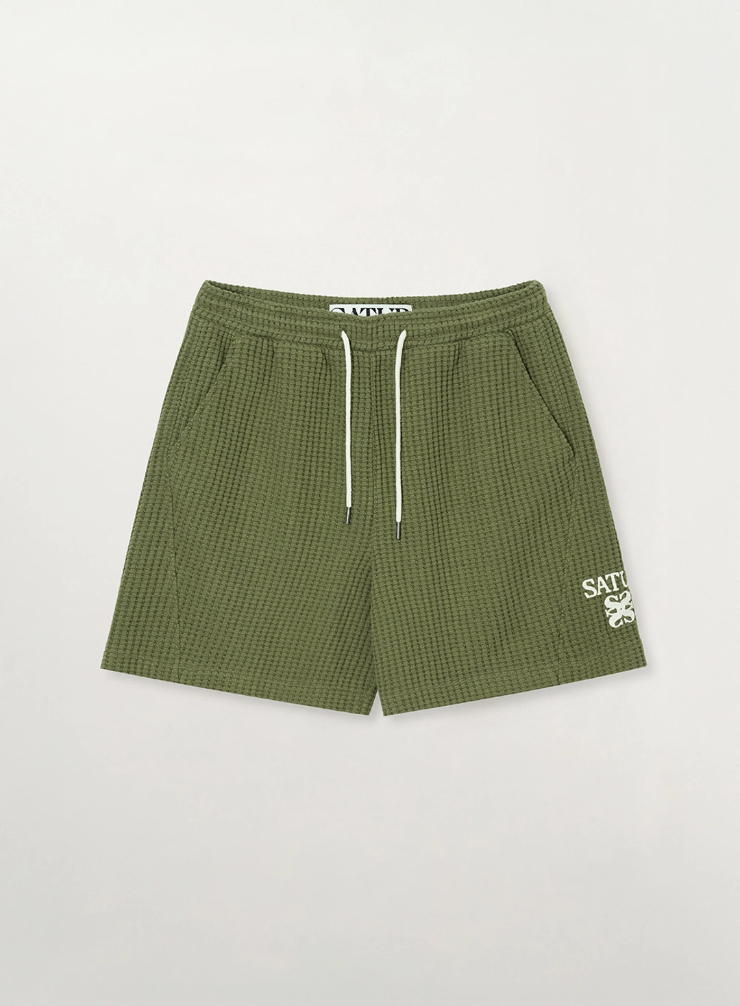 세터 Waffle Banding Shorts - Khaki 상품 이미지 1