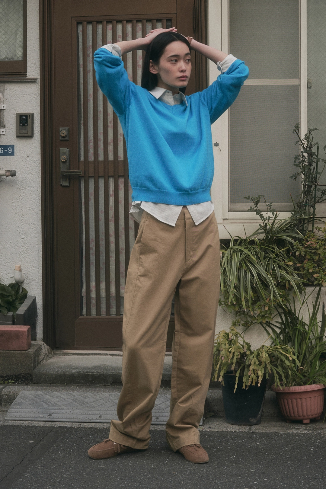 세이지먼트 VITA COTTON PANTS_KHAKI BEIGE 상품 이미지 2