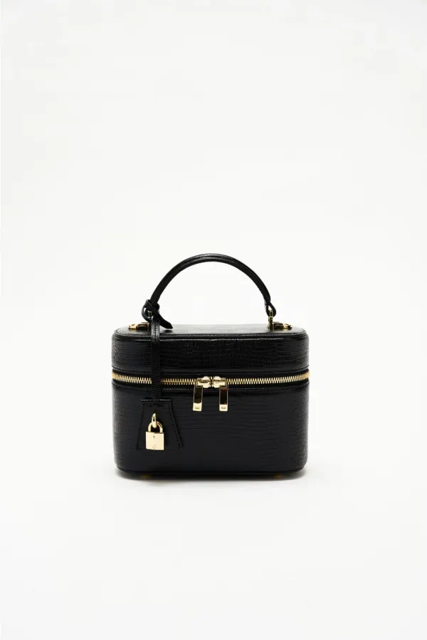 Vanity BAG Lizard black(gold) [6/9부터 순차출고]