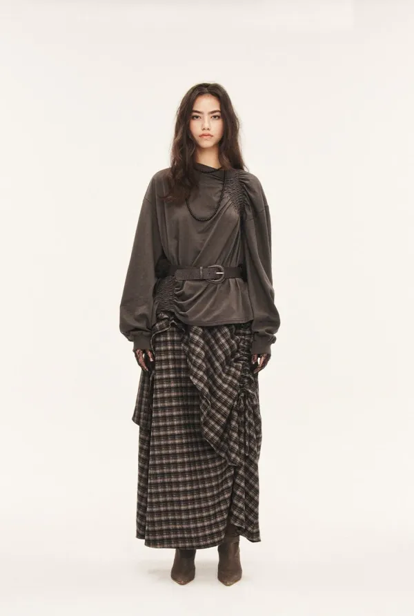Roll smocking tee