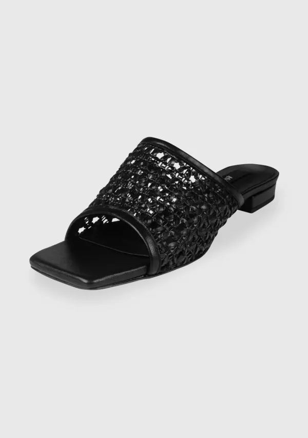 Square Toe Mesh Sandal