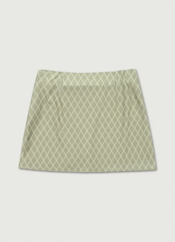 2nd/ Silky Skirt Pants [check]