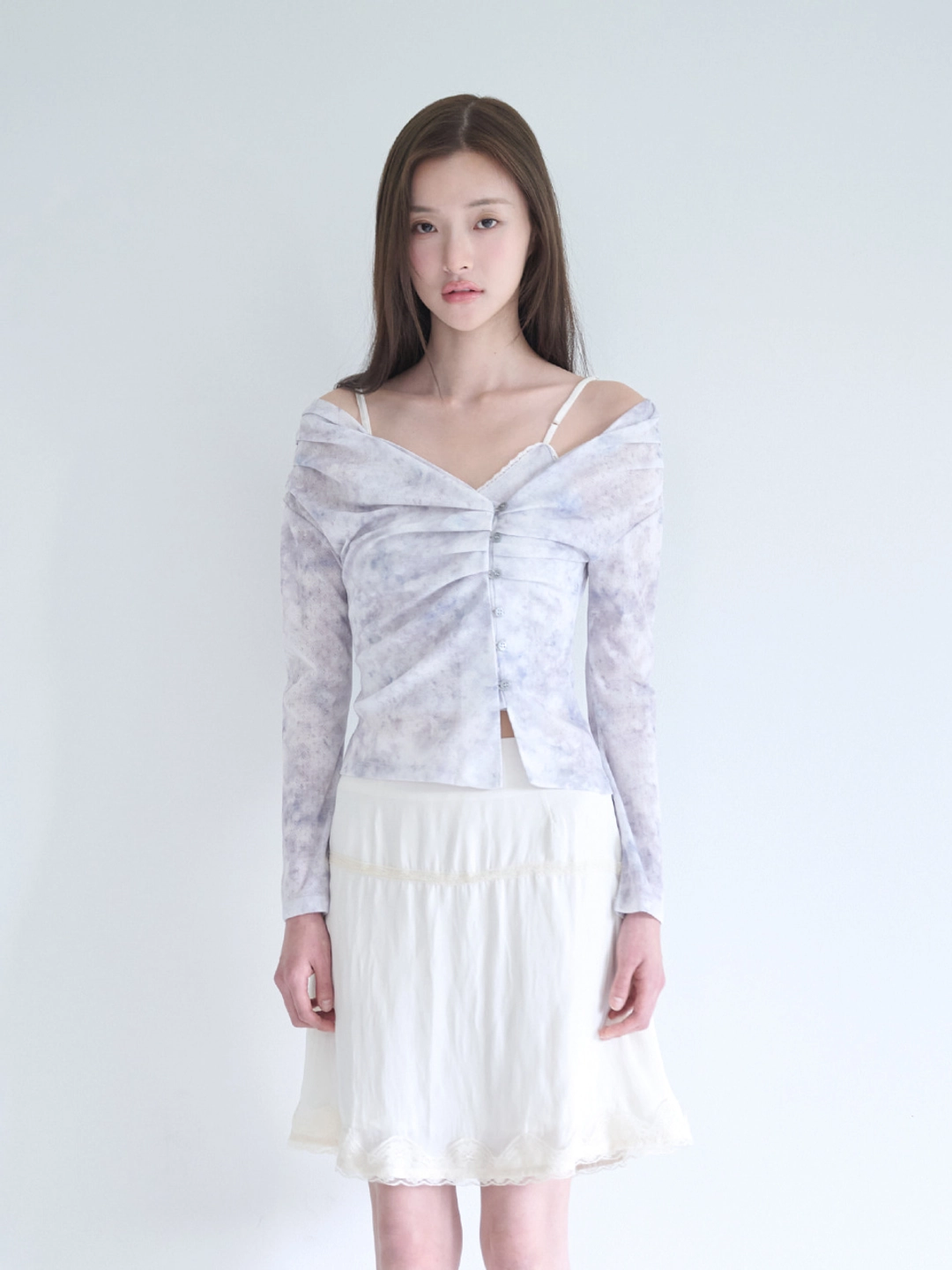 낫유어로즈 Rin cardigan set (Gray) 상품 이미지 2
