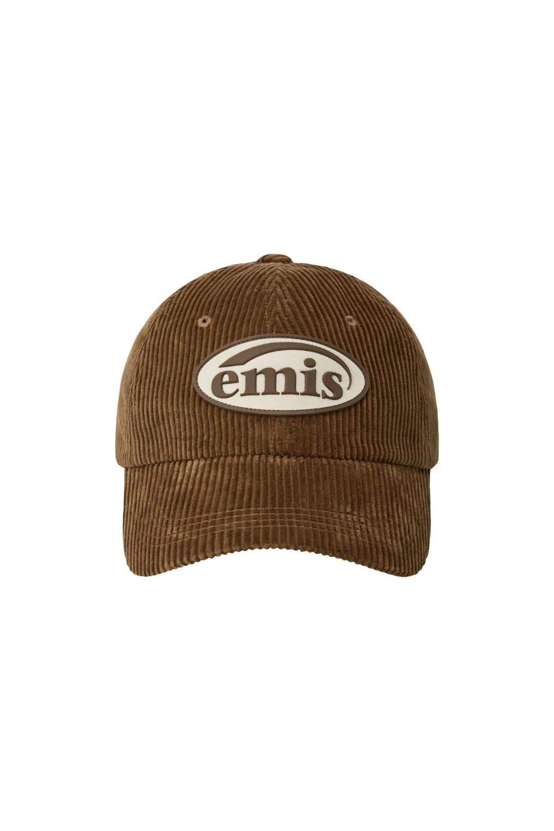 이미스 RUBBER PATCH CORDUROY BALL CAP-BROWN 상품 이미지 1