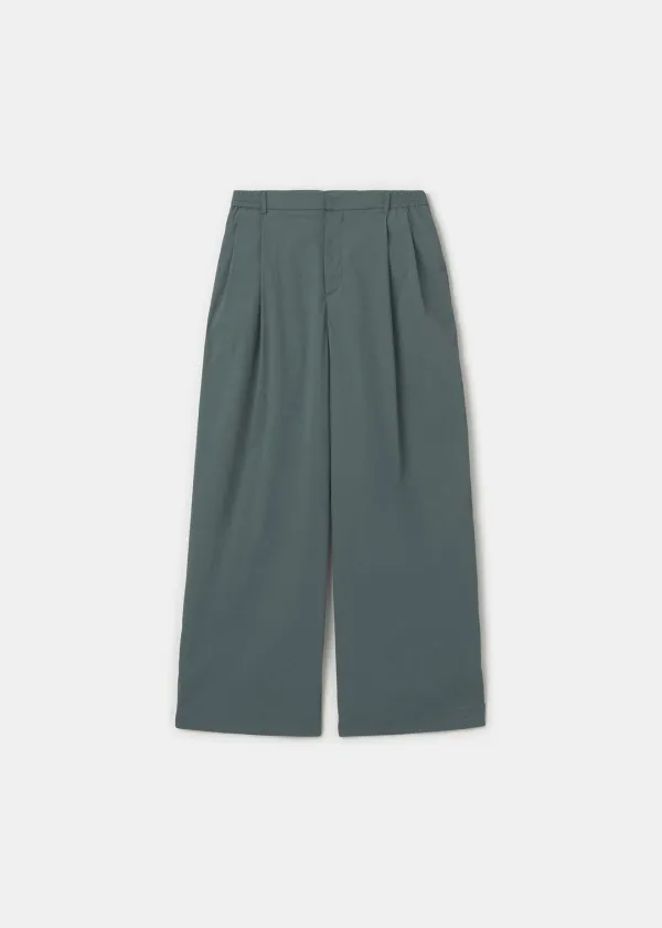 Pintuck Banding Pants(Green)
