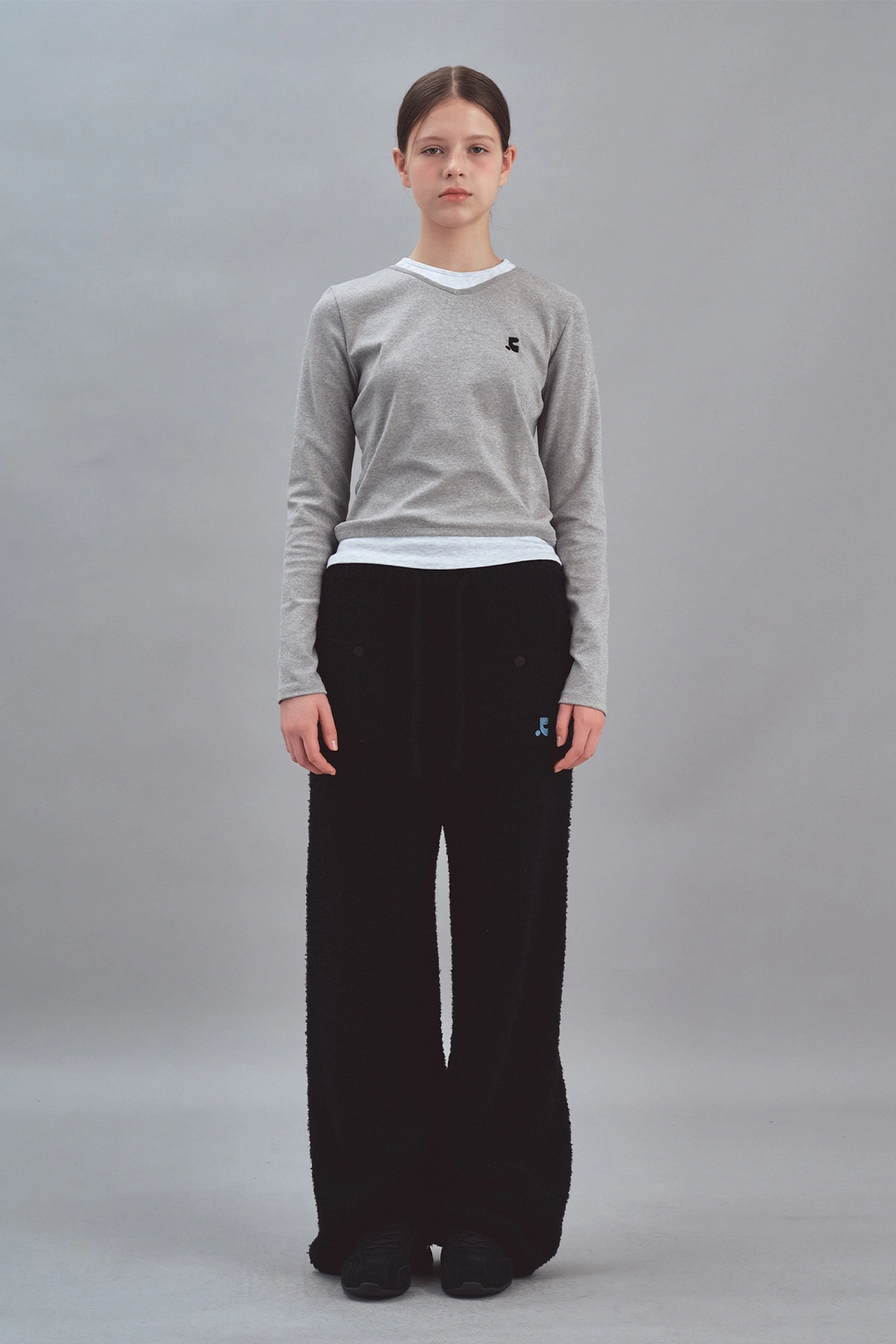 레스트앤레크레이션 LAYERED LONG SLEEVE - GREY 상품 이미지 2