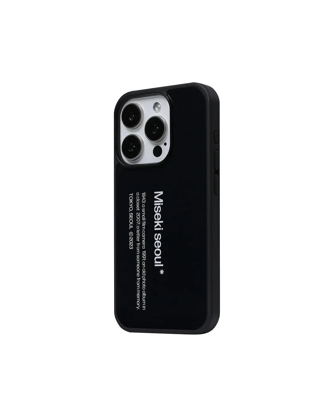 미세키서울 Misekiseoul graphic case 01 BUMPER BLACK 상품 이미지 3