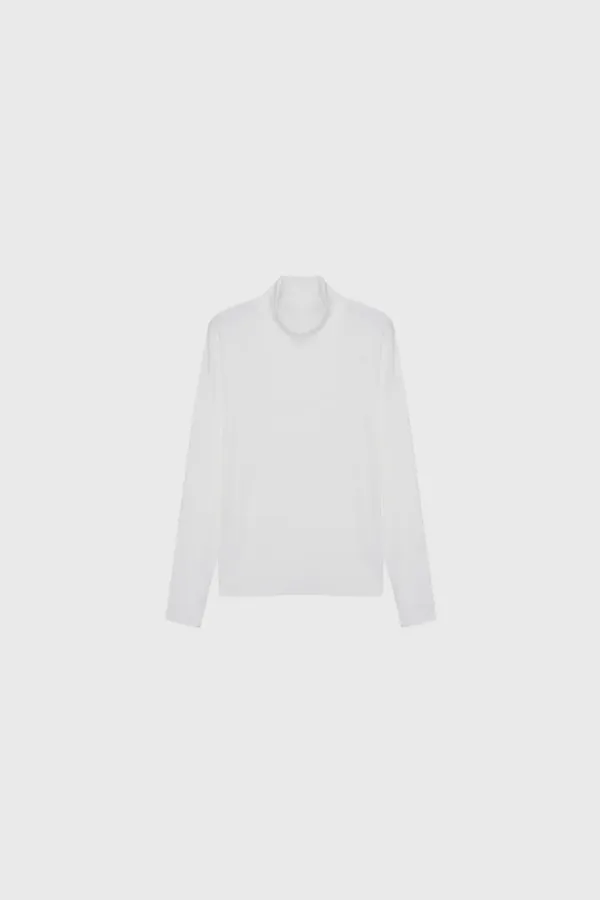 Jersey turtleneck t shirt
