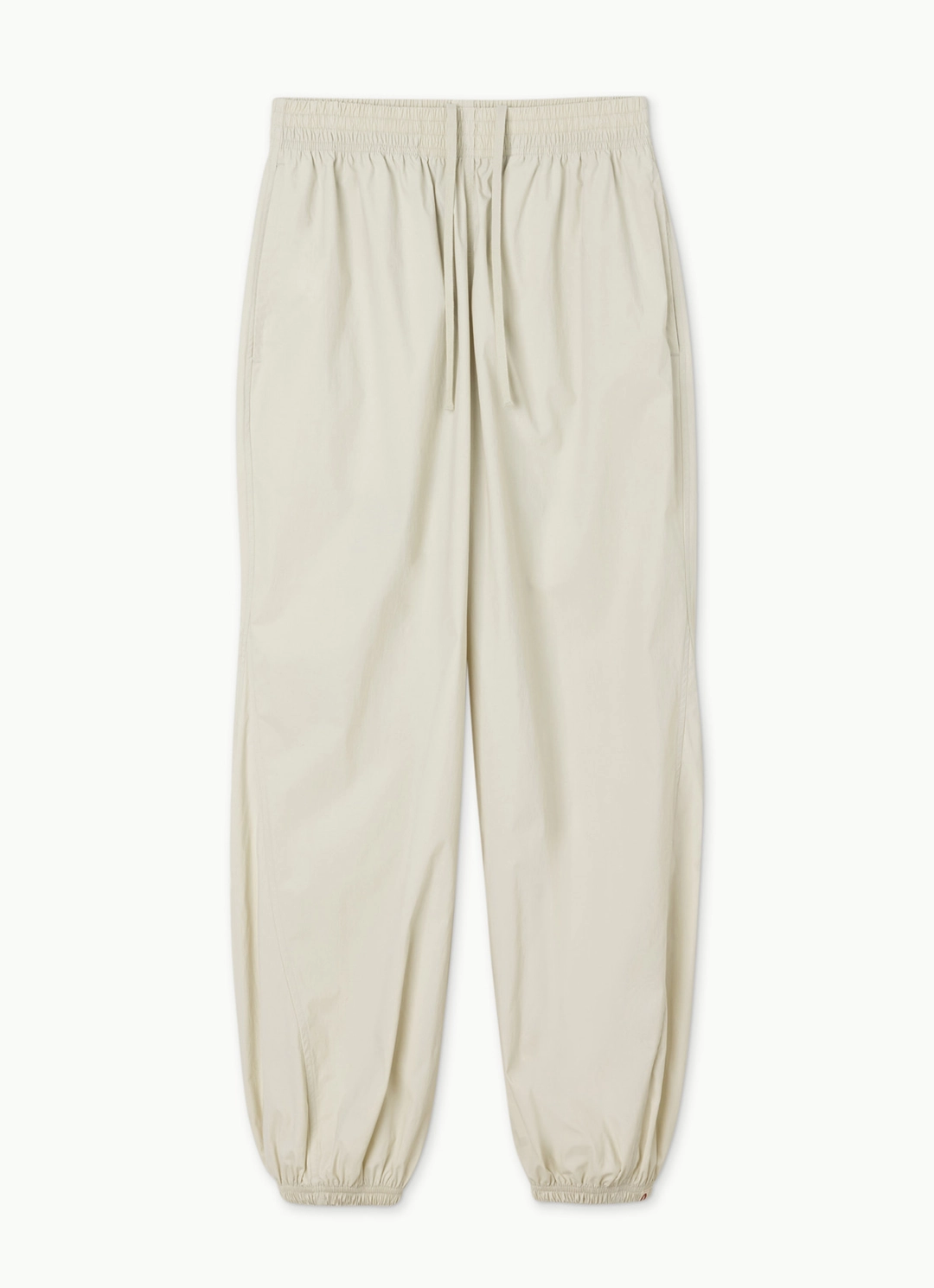 부디무드라 Diagonal jogger pants (Nylon ver.) (Unisex)_Bone White 상품 이미지 1