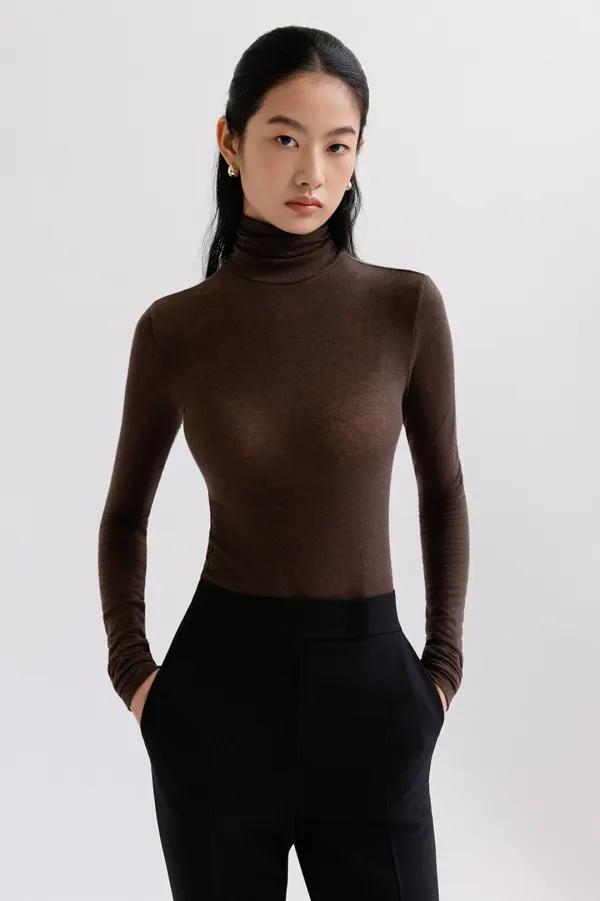 NO.34 TOP - BROWN