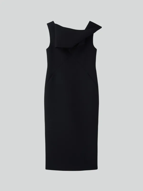 MILLE-FEUILLE DRESS (BLACK)