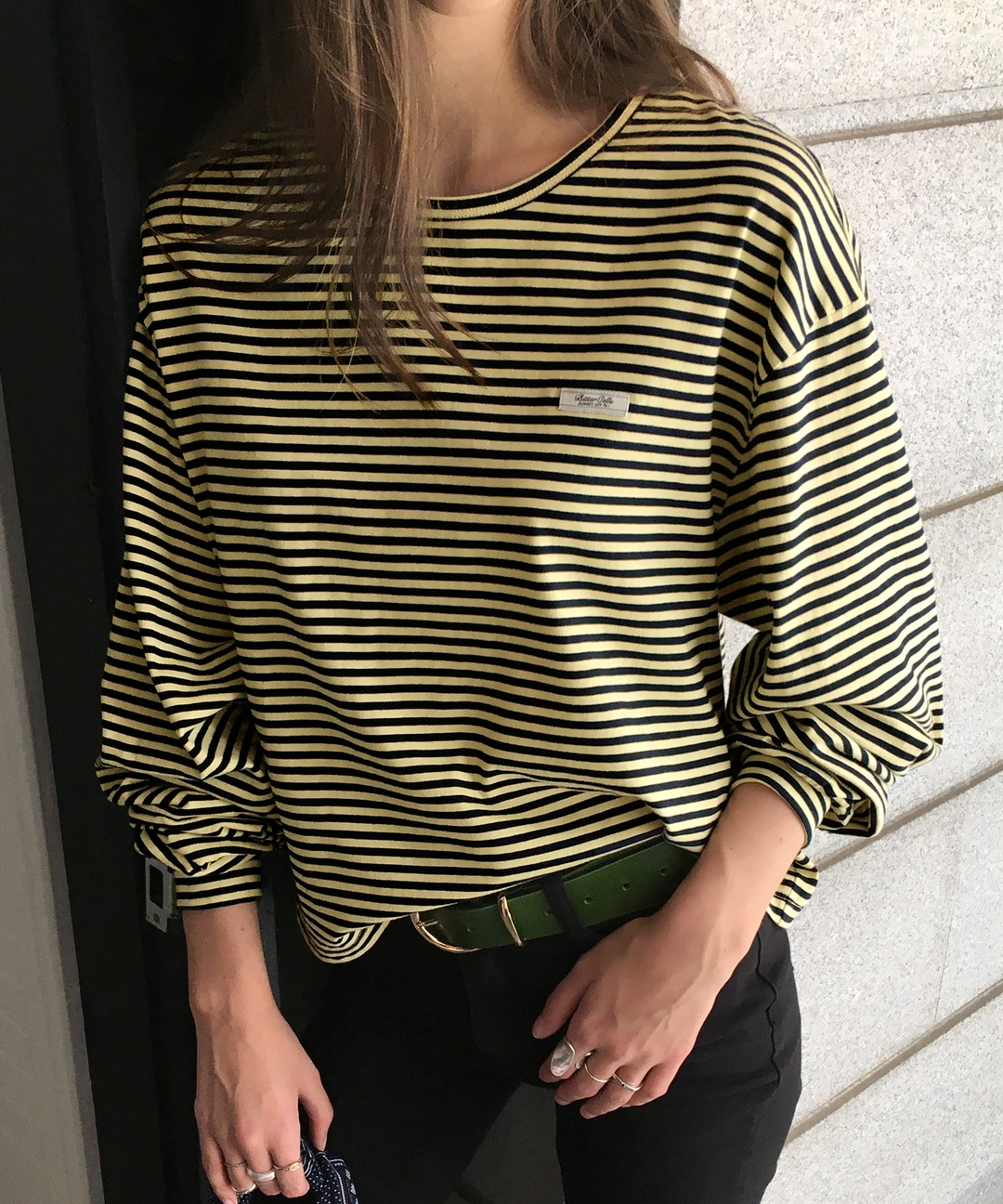 비터셀즈 Oversized Essential ST Crop Tee-Lemon 상품 이미지 2