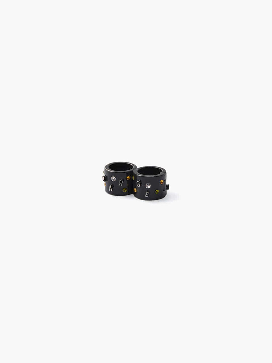 마지셔우드 DOUBLE BAG RING_flat black 상품 이미지 2