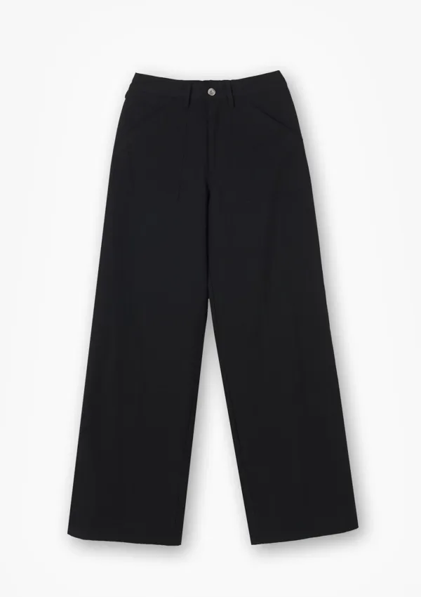 [7월 17일 순차배송 2차]Wide cargo pants Black