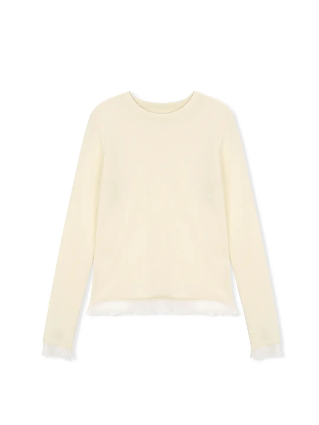 리볼드 Pearl Lace T_(Cream) 상품 이미지 2