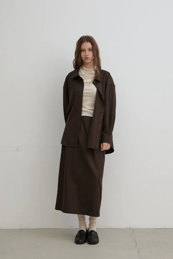 Aoyama Skirt (ginger brown)