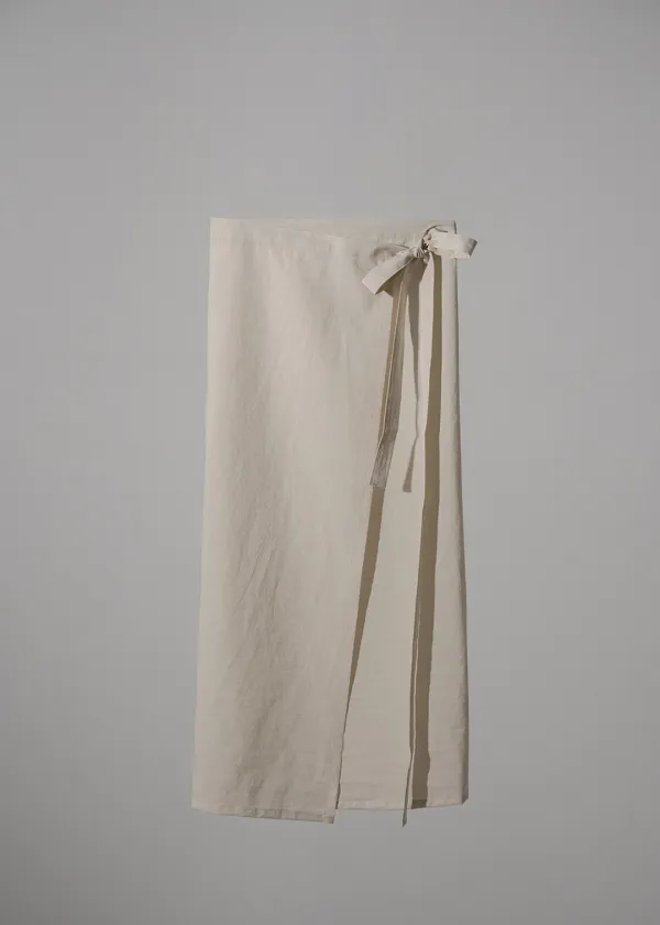 Layered Wrap Skirts_Taupe Beige