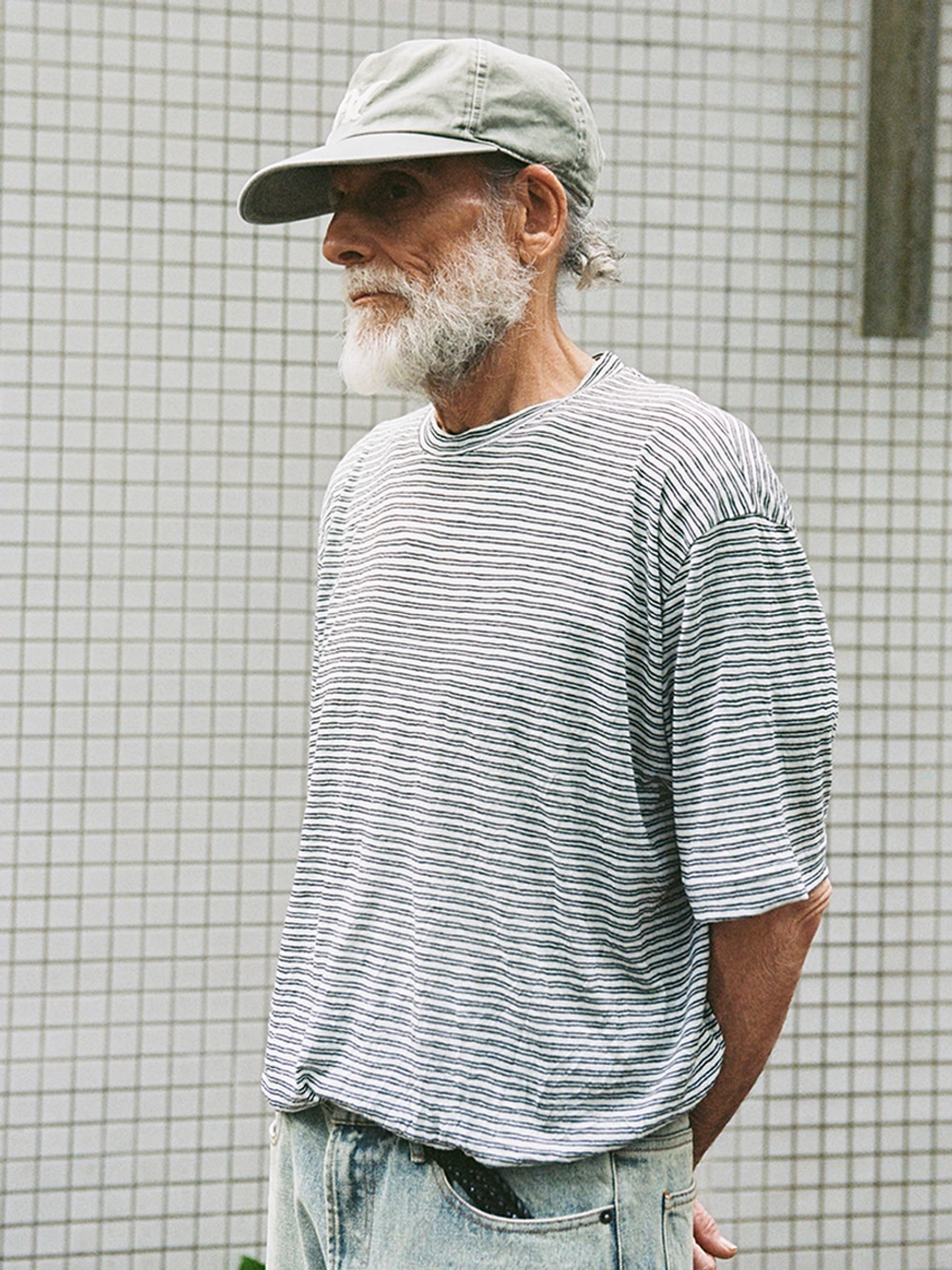 파르티멘토 VTG Washed Dense PA Ball Cap_Olive Green 상품 이미지 2