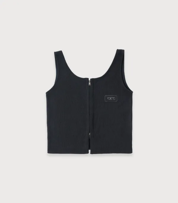 Collect twoway zipup - charcoal