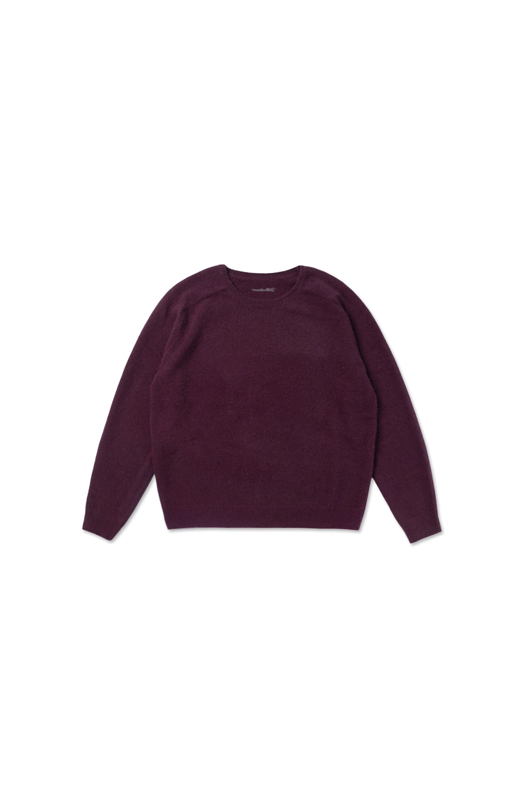 위드아웃썸머 Cuddle raccoon knit_purple 상품 이미지 1