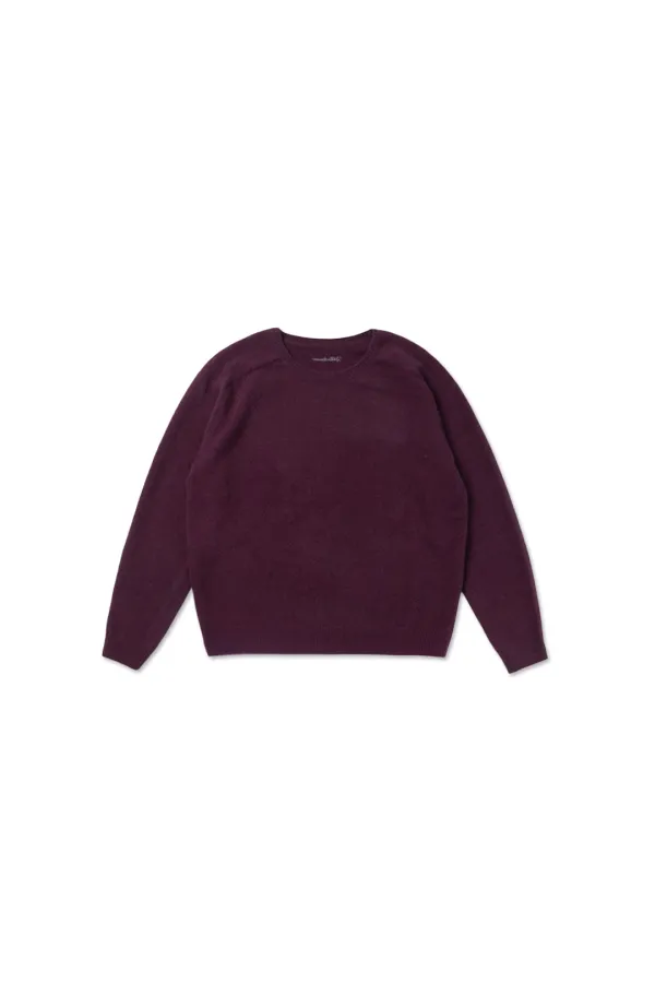 Cuddle raccoon knit_purple