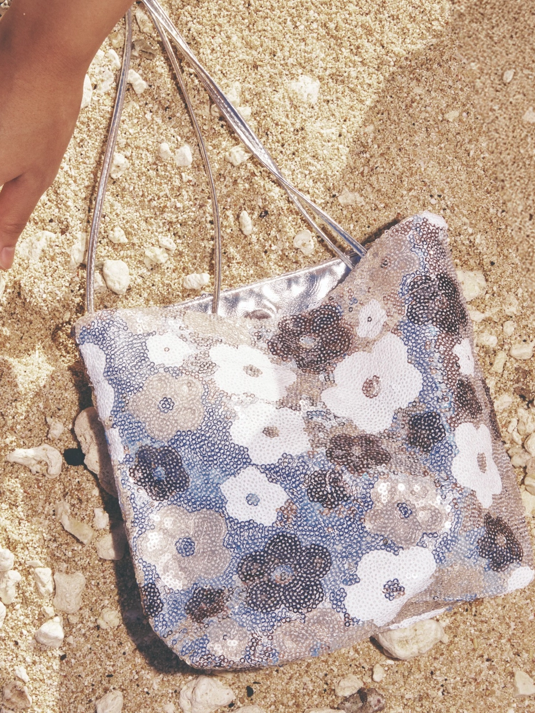 센토르 FLOWER SILVER MINI BAG_SILVER 상품 이미지 1
