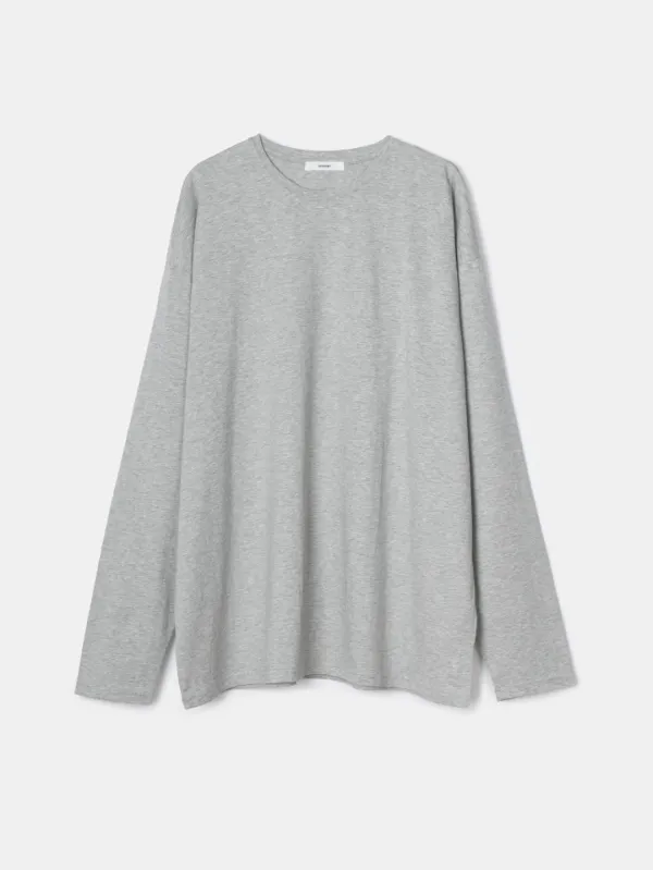Relaxed Long Sleeve T-shirt (melange grey)