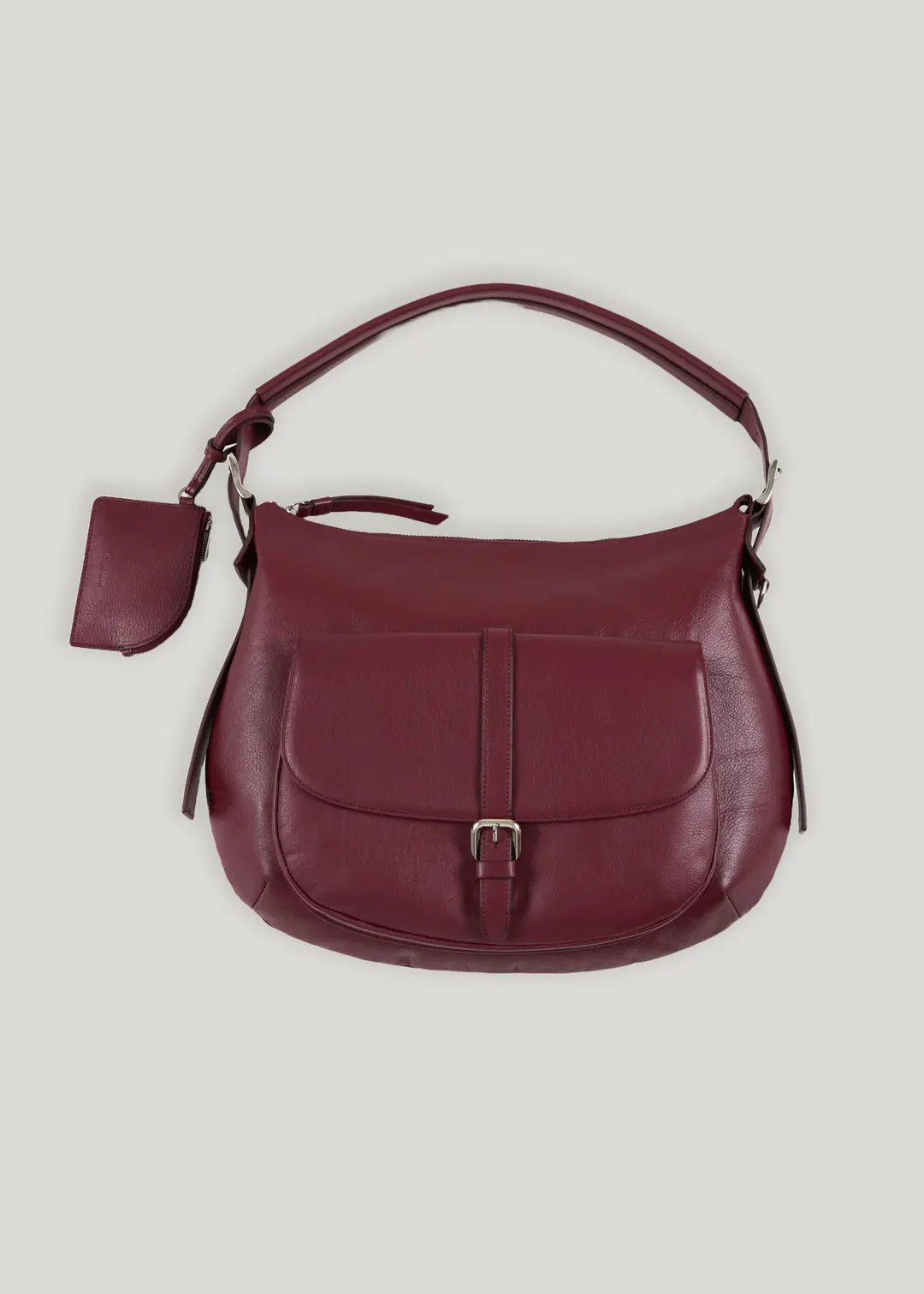 온무드 BIG POCKETS HOBO BAG - WINE 상품 이미지 2