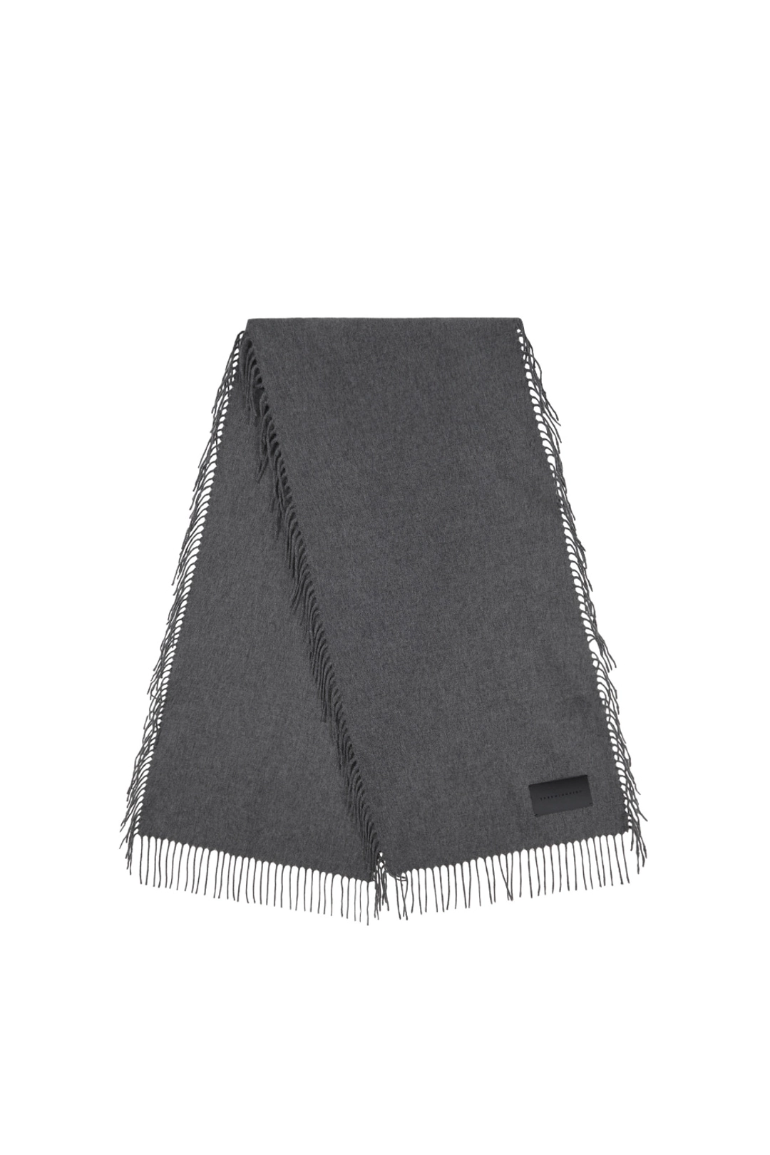 트리밍버드 Fringed Cashmere Muffler [ Gray ] 상품 이미지 2