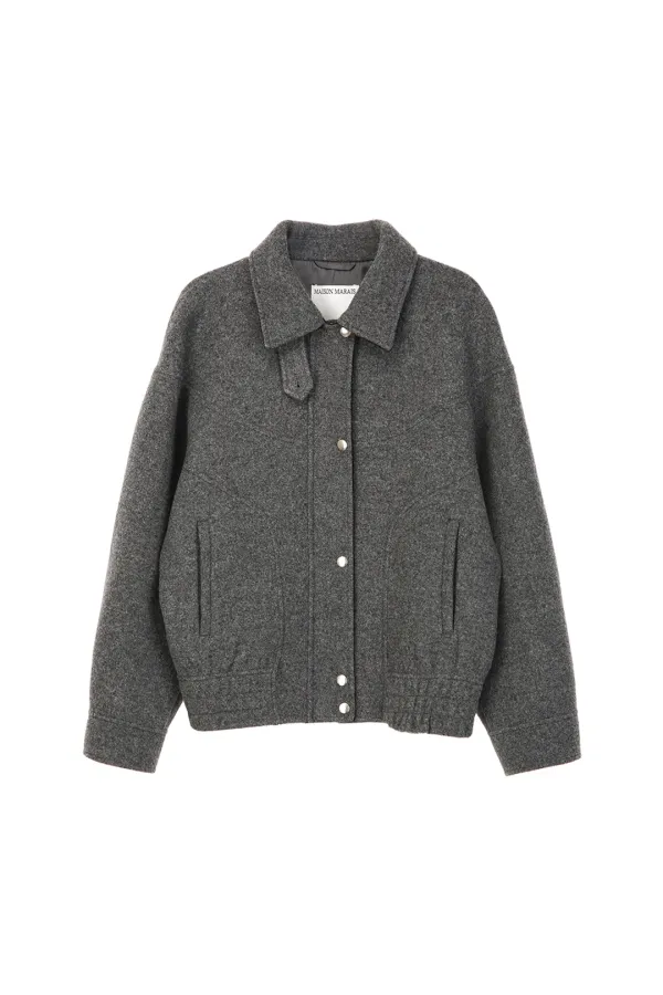 Handmade Wool jumper, Charcoal