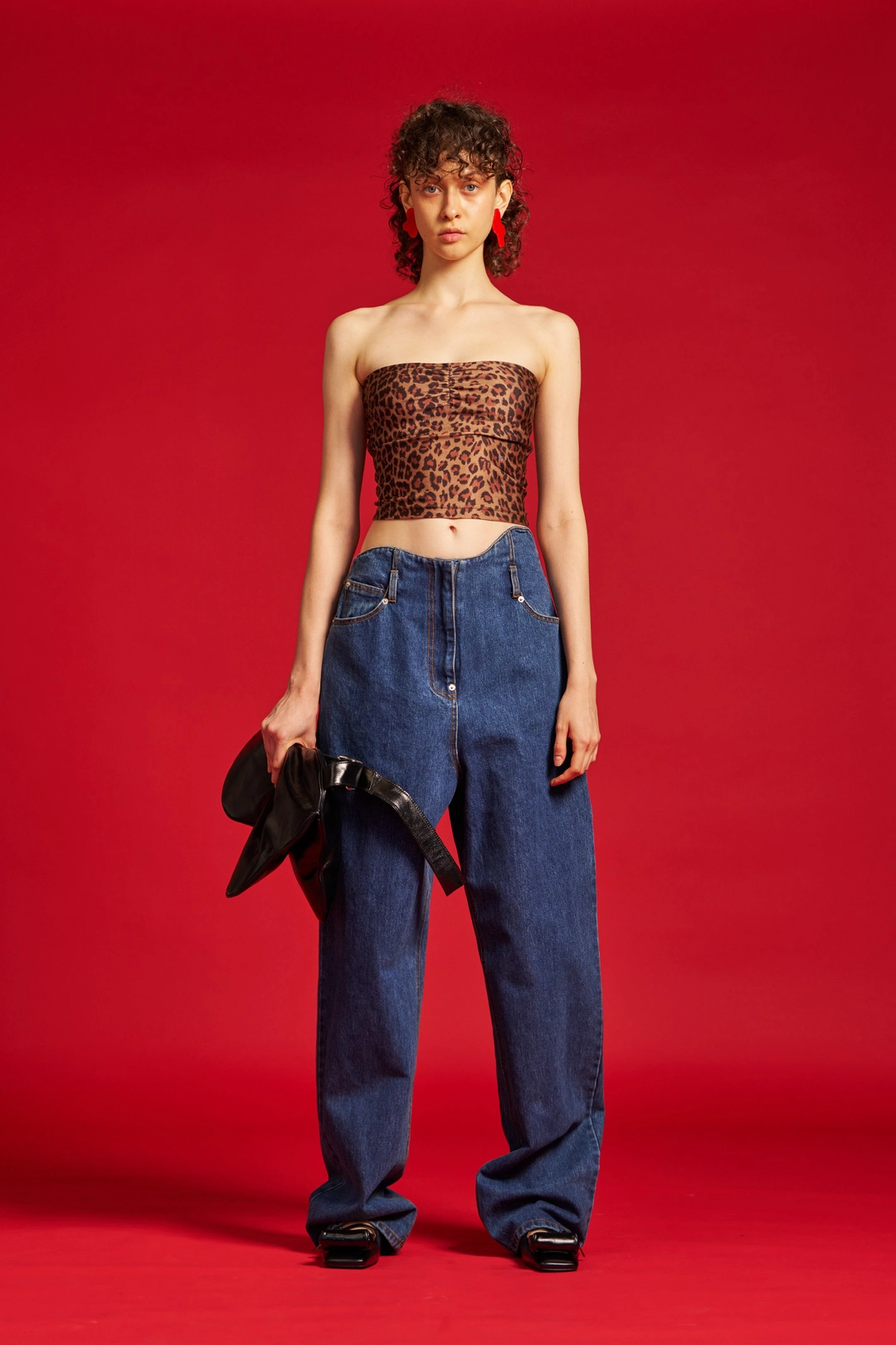 푸쉬버튼 SS26 BLUE WAVE LINE SEMI-WIDE JEANS 상품 이미지 2