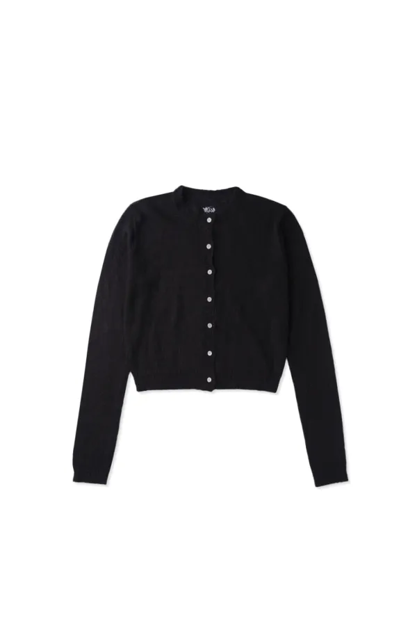 Spring soft cardigan set_black