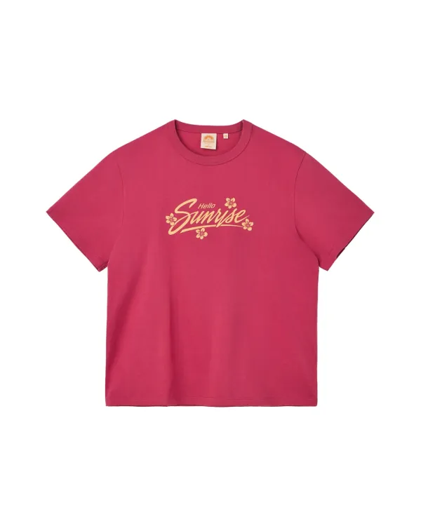 HS Sunrise Bloom Tee_Magenta Pink