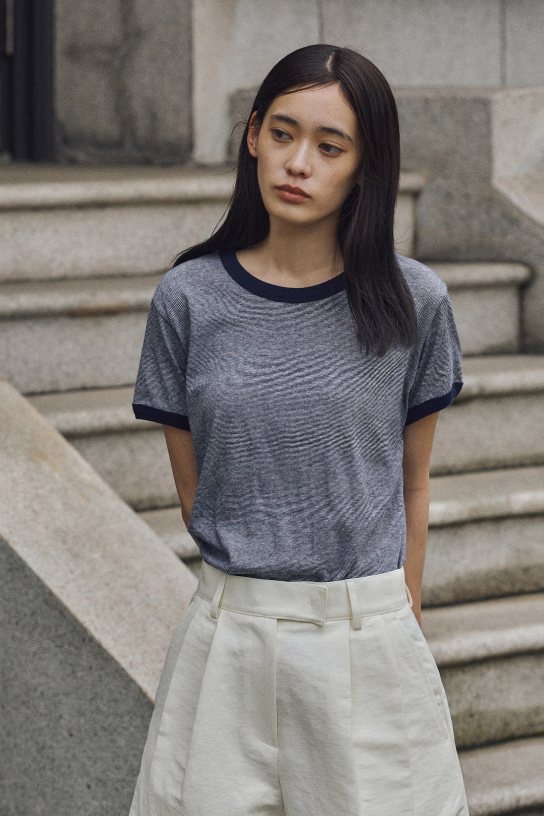 세이지먼트 ROCIO STRIPE HALF T_4 Colors 상품 이미지 2